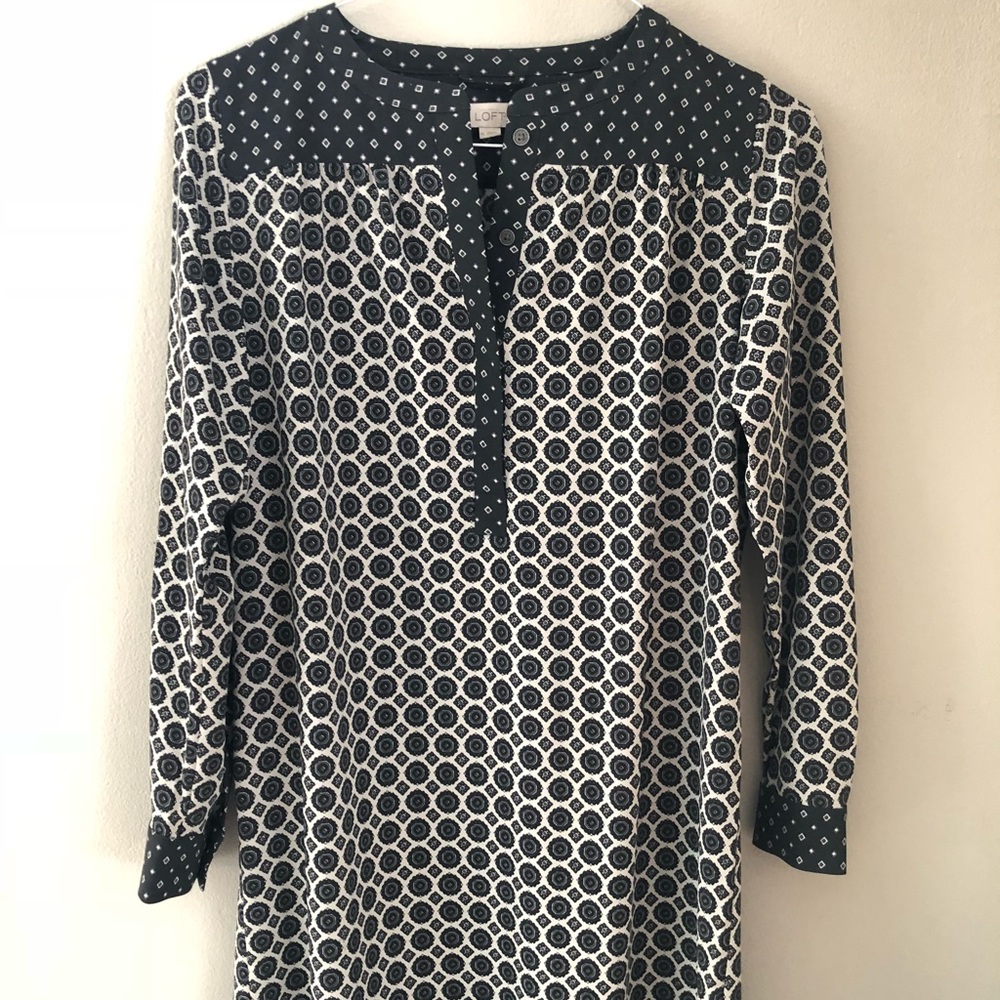 LOFT patterned dress - Picture 2 of 6